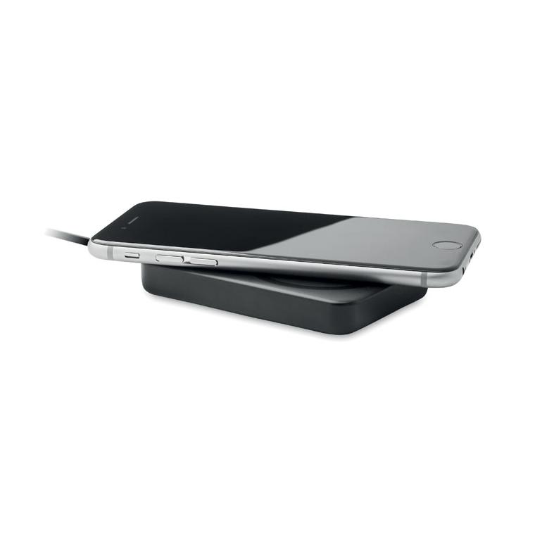 Încărcător wireless 15 W DOUBLETIC Negru