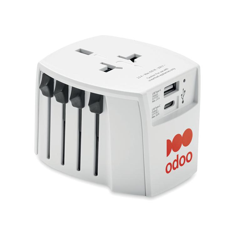 Adaptor USB A/C Skross MUV MUV USB A/C Alb