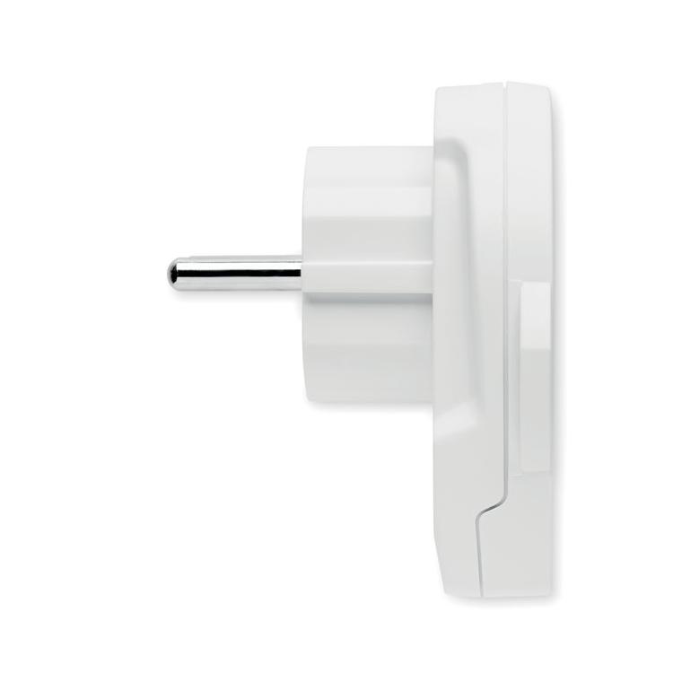 Adaptor USB Skross World to Europe Alb