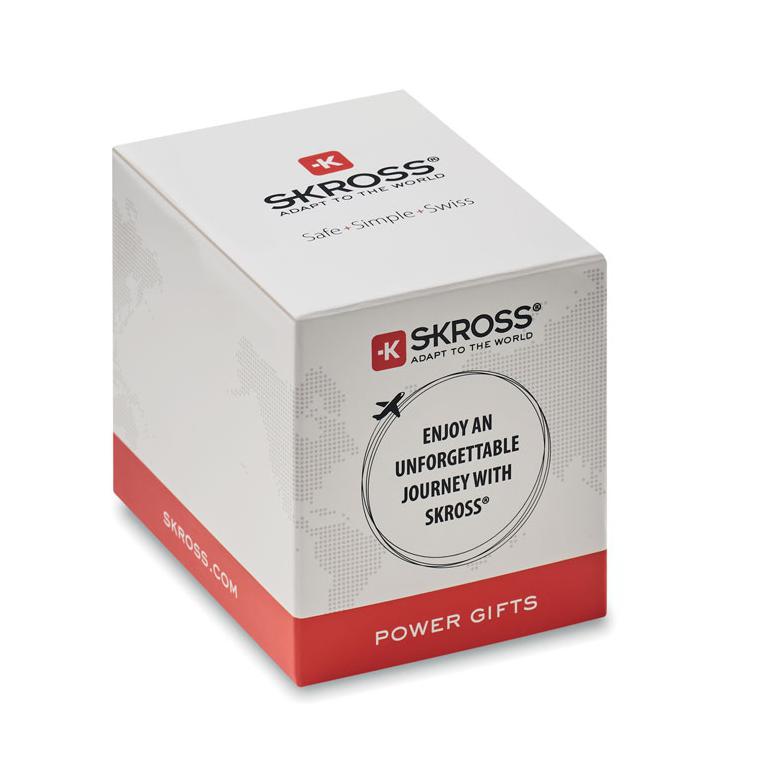 Adaptor USB Skross Euro(2xA) EURO USB CHARGER 2XA Alb