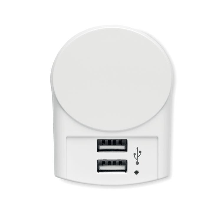 Adaptor USB Skross Euro(2xA) EURO USB CHARGER 2XA Alb