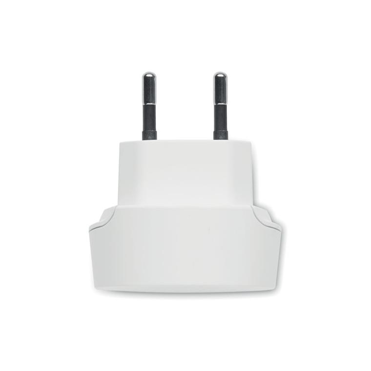 Adaptor USB Skross Euro(2xA) EURO USB CHARGER 2XA Alb