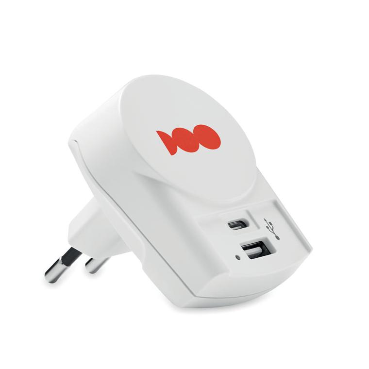 Adaptor USB Skross Euro (AC) EURO USB CHARGER A/C Alb