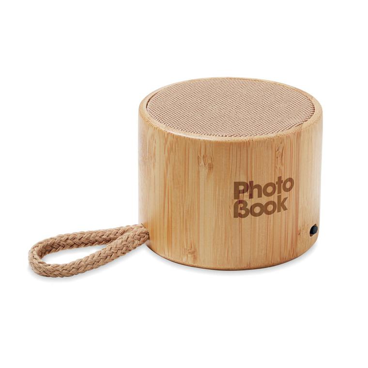 Boxă wireless din bambus COOL Natur