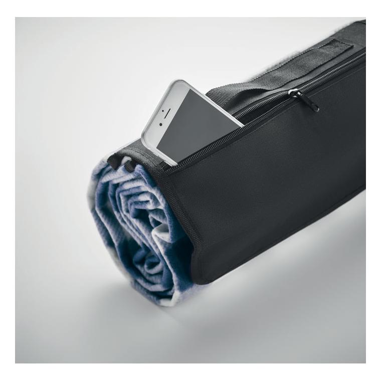 Pătură fleece RPET 150 gr/m² CALY Albastru