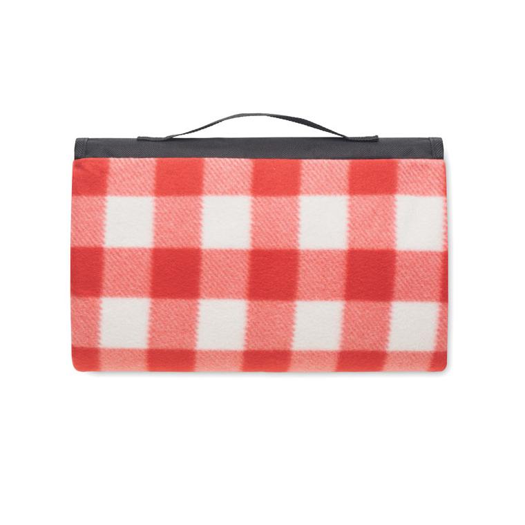 Pătură fleece RPET 150 gr/m² CALY Roșu