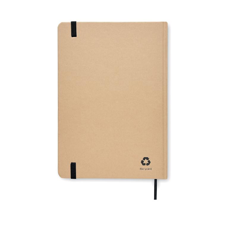 Notes A5 din carton reciclat EVERWRITE Negru