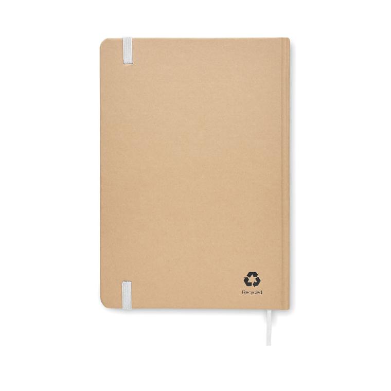 Notes A5 din carton reciclat EVERWRITE Alb