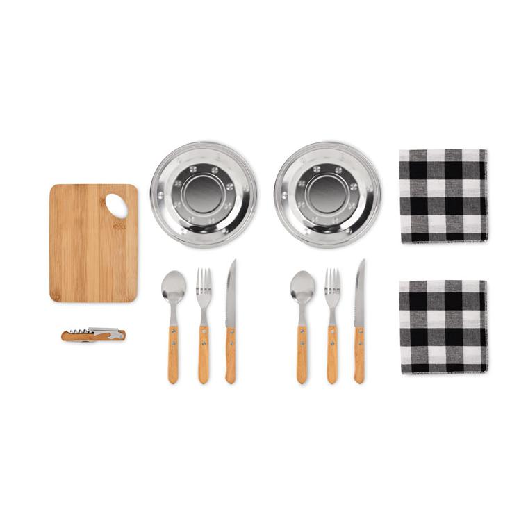 Set de picnic pentru 2 persoane HUDSON Bej