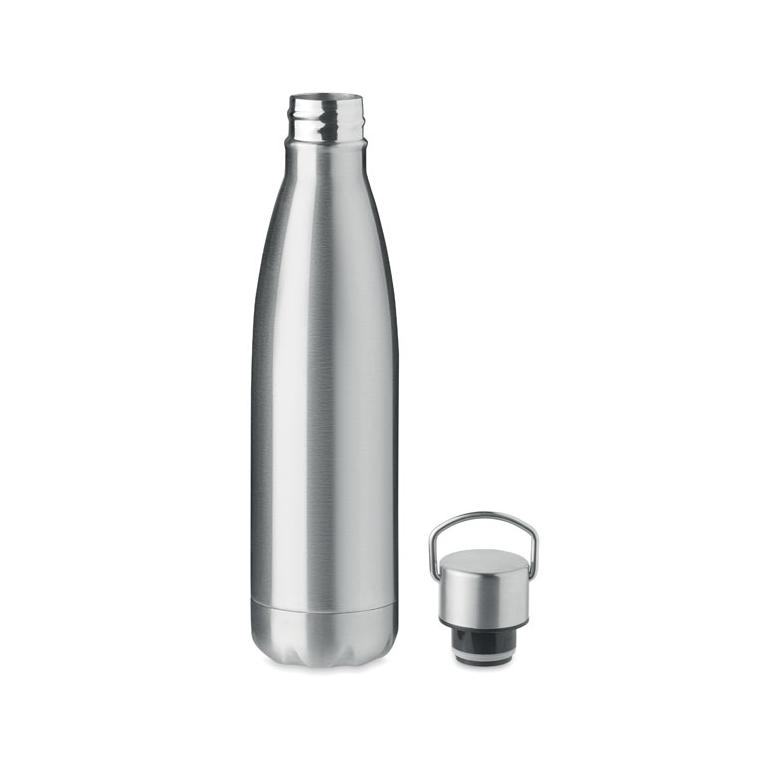 Sticlă cu perete dublu 500ml ARCTIC Argintiu mat