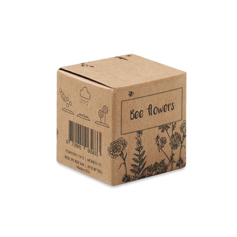 Bomba de semințe, flori albine BOMBI II Bej
