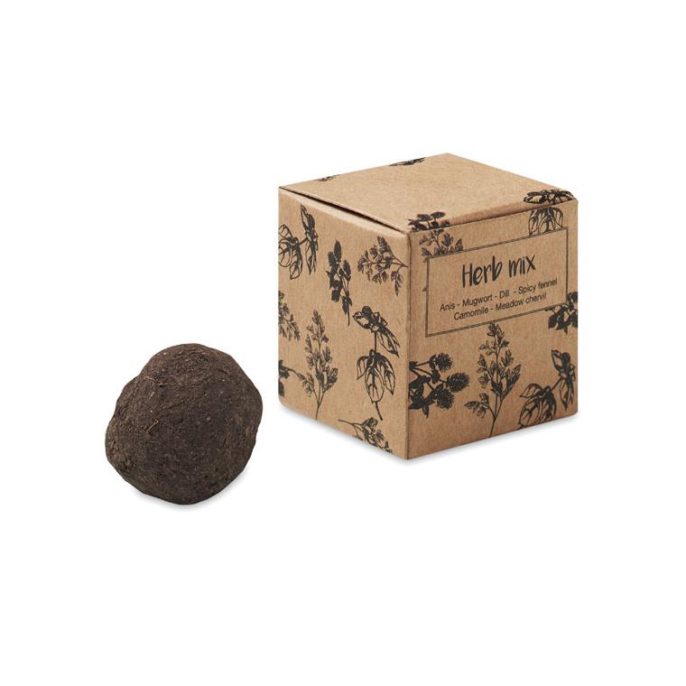 Bomba semințe, plante medicinale BOMBI III Bej