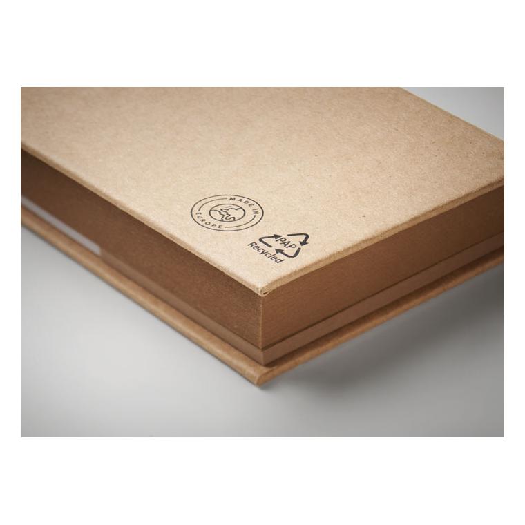 Set notițe, hârtie reciclată MEUI Bej