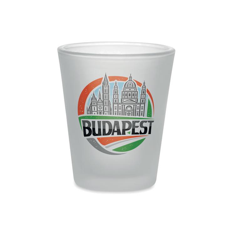 Pahar shot sublimare 44 ml SONGOBLIM Alb transparent