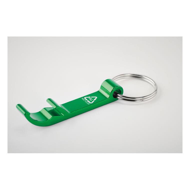 Breloc din aluminiu reciclat OVIKEY Verde