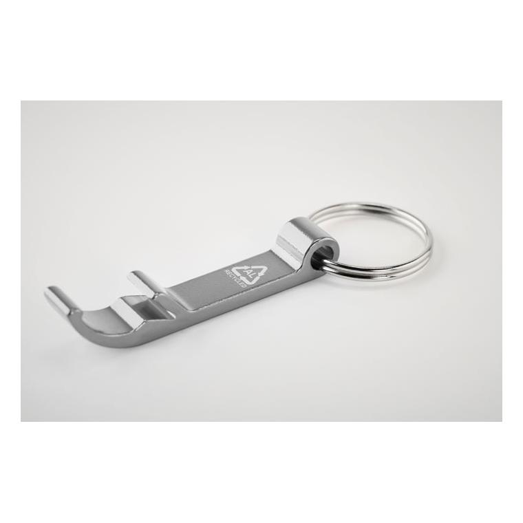 Breloc din aluminiu reciclat OVIKEY Argintiu