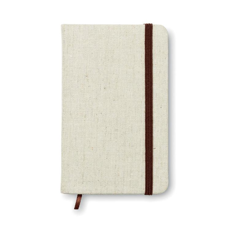 Carnet A6 cu copertă din plută  Bej