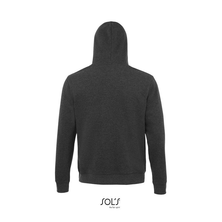 Pulover cu glugă pentru bărbați 280 g SPENCER Charcoal Melange 3XL