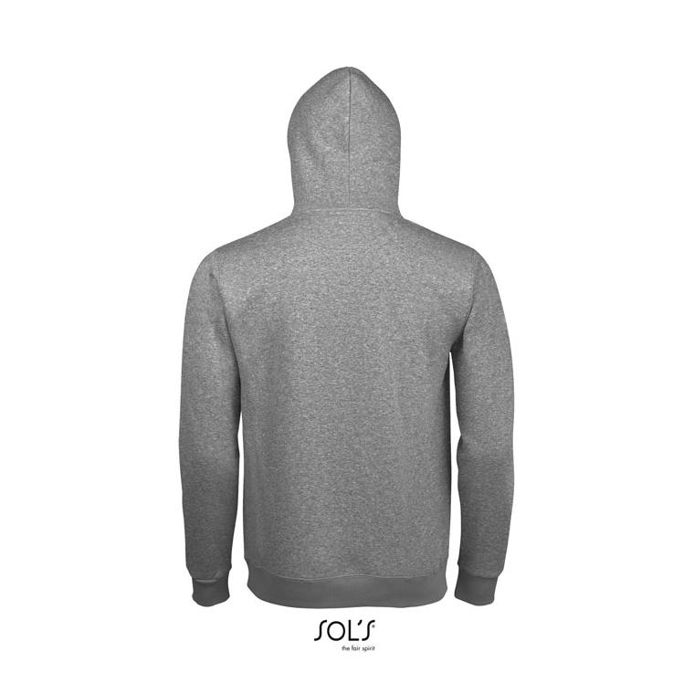 Pulover cu glugă pentru bărbați 280 g SPENCER Gri melange L