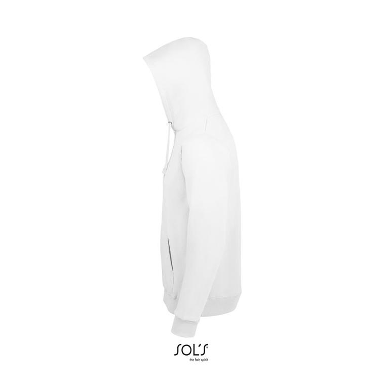 Pulover cu glugă pentru bărbați 280 g SPENCER White XXL