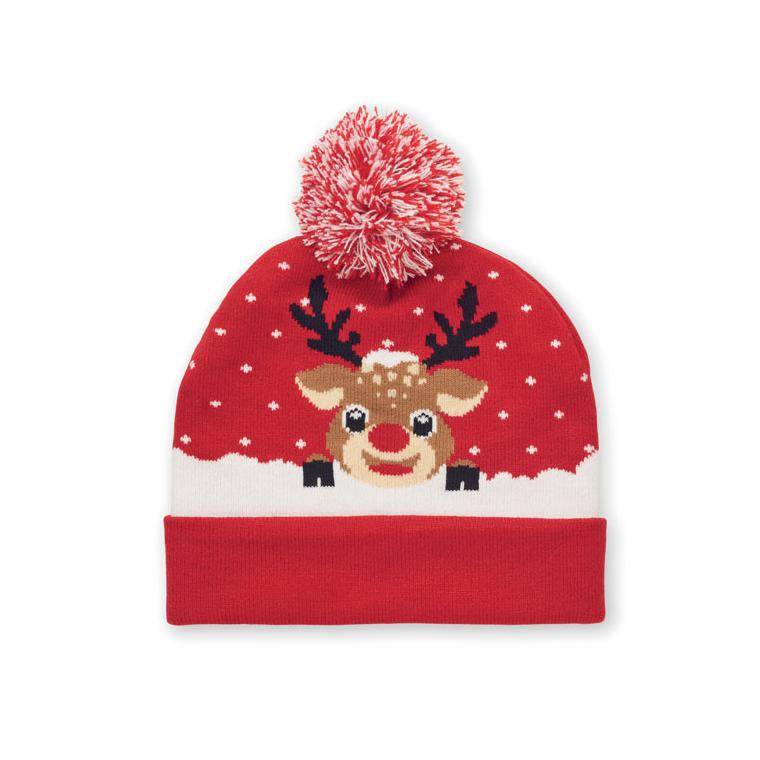Căciulă tricotată de Crăciun SHIMAS HAT Roșu