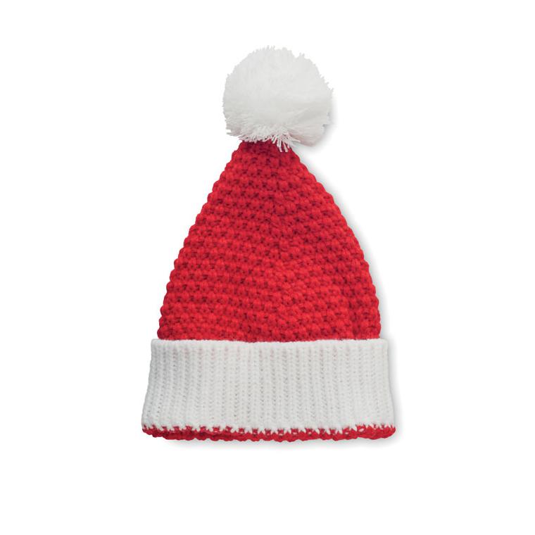 Căciulă tricotată de Crăciun AURIGA Roșu