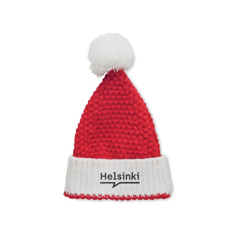 Căciulă tricotată de Crăciun AURIGA Roșu