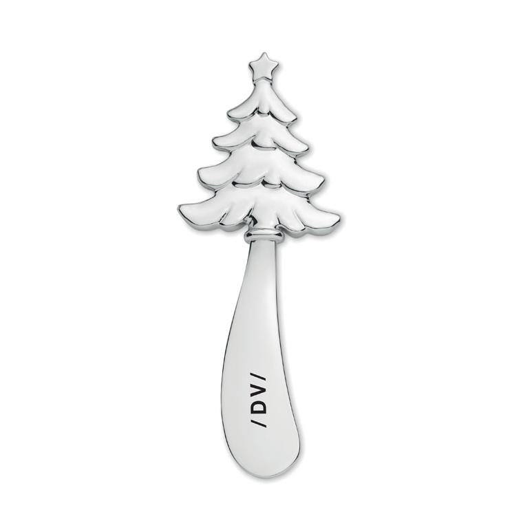 Cuțit de brânză pom de Crăciun TREES Argintiu mat