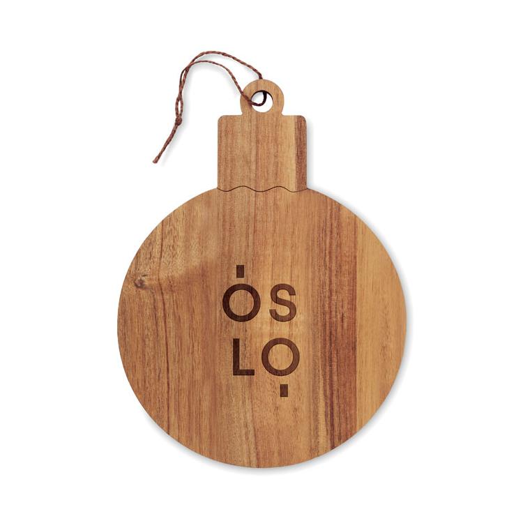 Tocător din lemn de salcâm ACABALL Natur