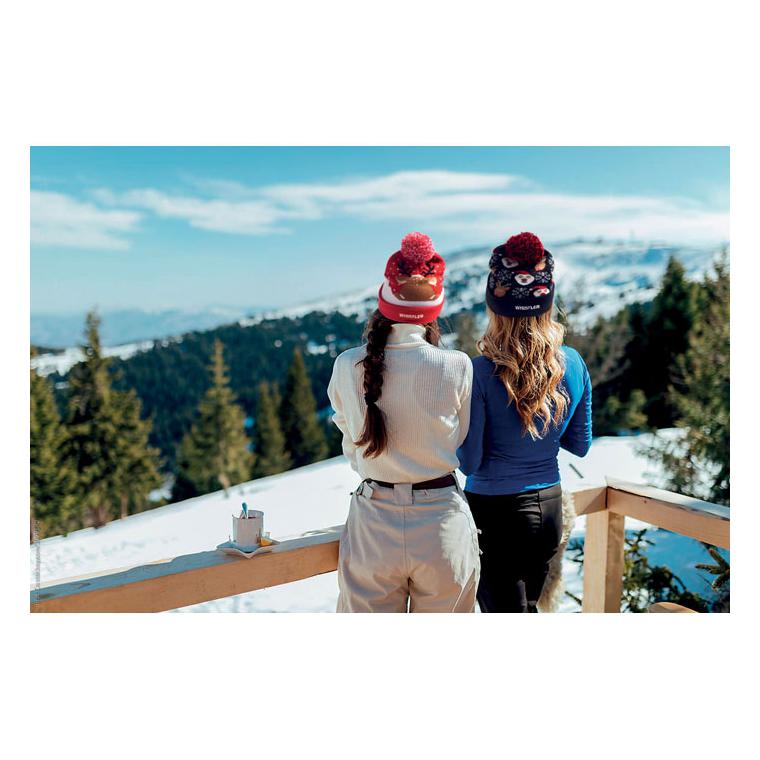 Căciulă tricotată de Crăciun LE SHIMAS LIGHT Albastru