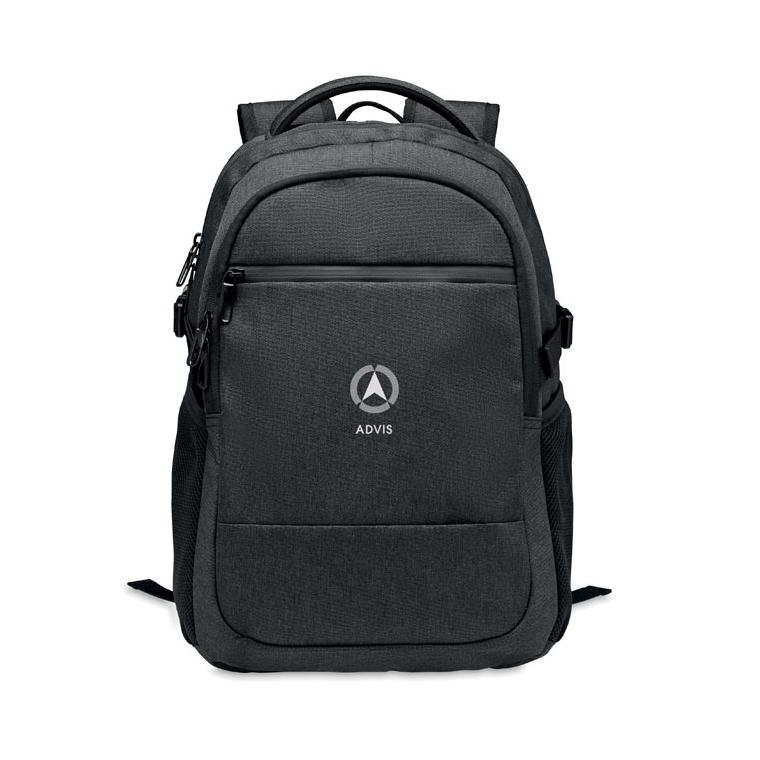 Rucsac pentru laptop 600D RPET HANA Negru