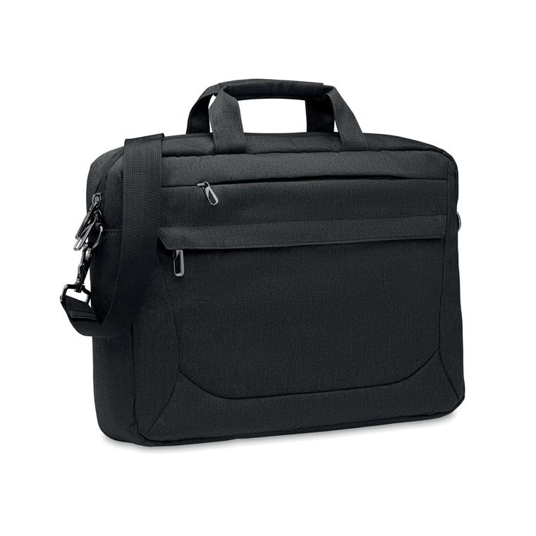 Geantă pentru laptop 600D RPET ROCKY Negru