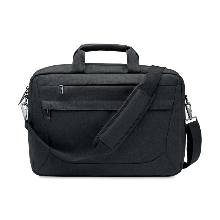 Geantă pentru laptop 600D RPET ROCKY Negru