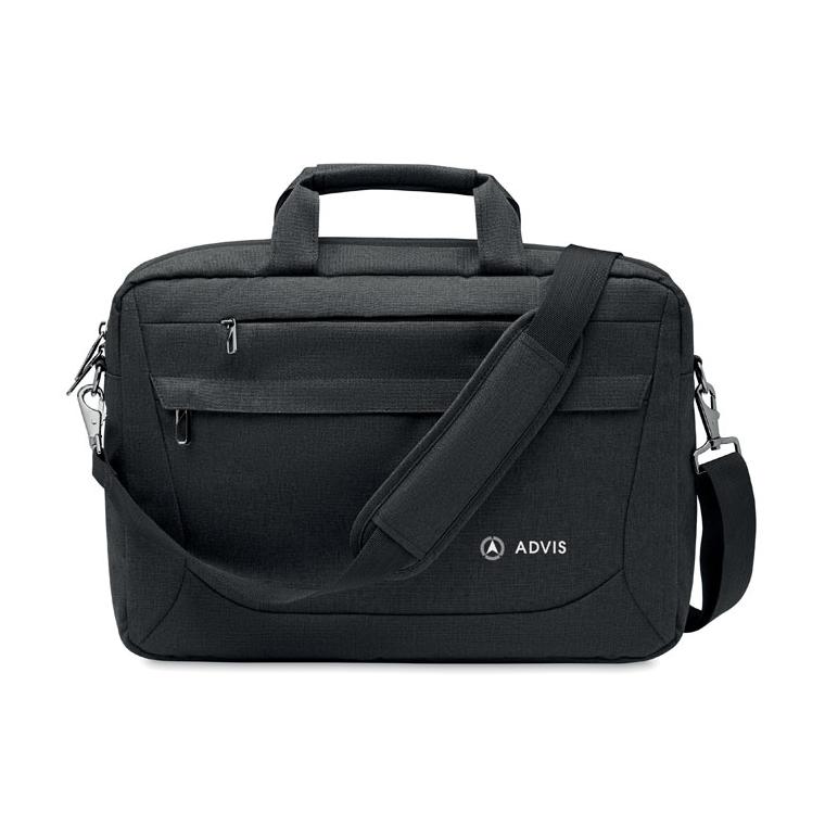 Geantă pentru laptop 600D RPET ROCKY Negru