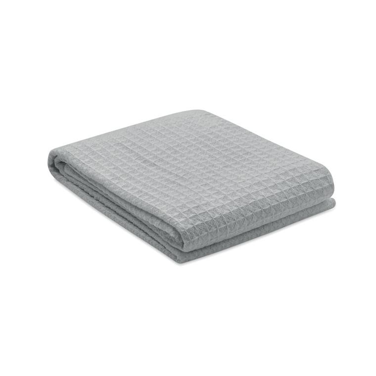 Pătură din bumbac wafle de 350 gr GUSTO Gri