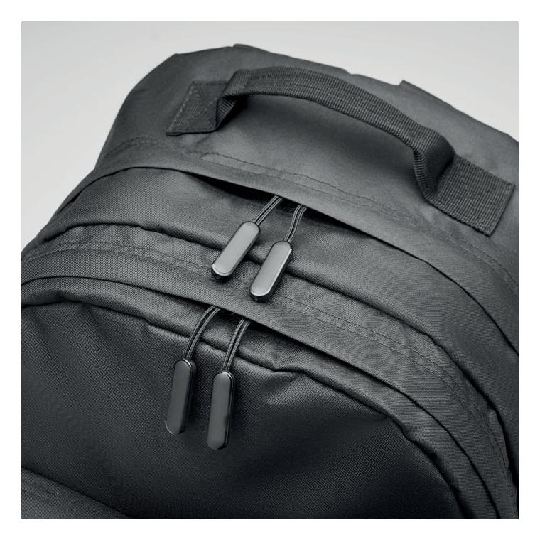 Rucsac RPET 300D pentru laptop VALLEY BACKPACK Negru