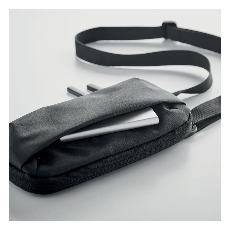 Geantă pentru smartphone Cross Body VALLEY WALLET Negru