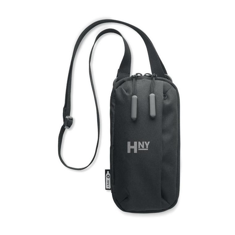 Geantă pentru smartphone Cross Body VALLEY WALLET Negru