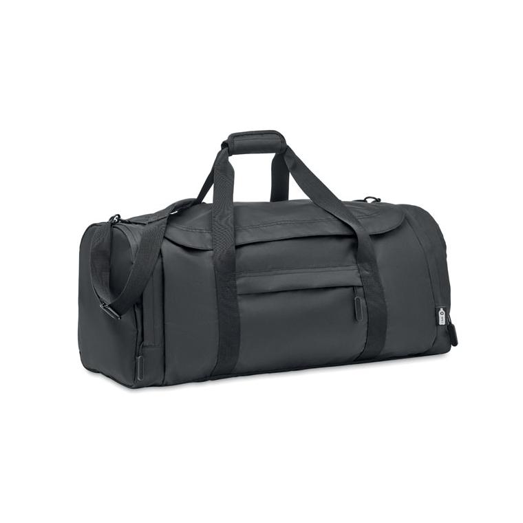 Geantă sport mare din 300D RPET VALLEY DUFFLE Negru