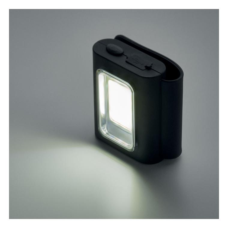Lumină multifuncțională COB  Negru