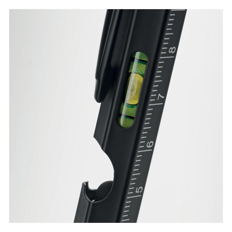 Pix cu nivel cu boloboc și riglă RETOOL Negru