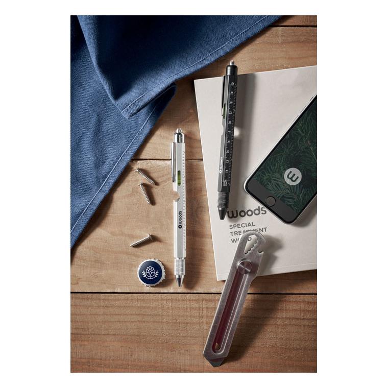 Pix cu nivel cu boloboc și riglă RETOOL Negru