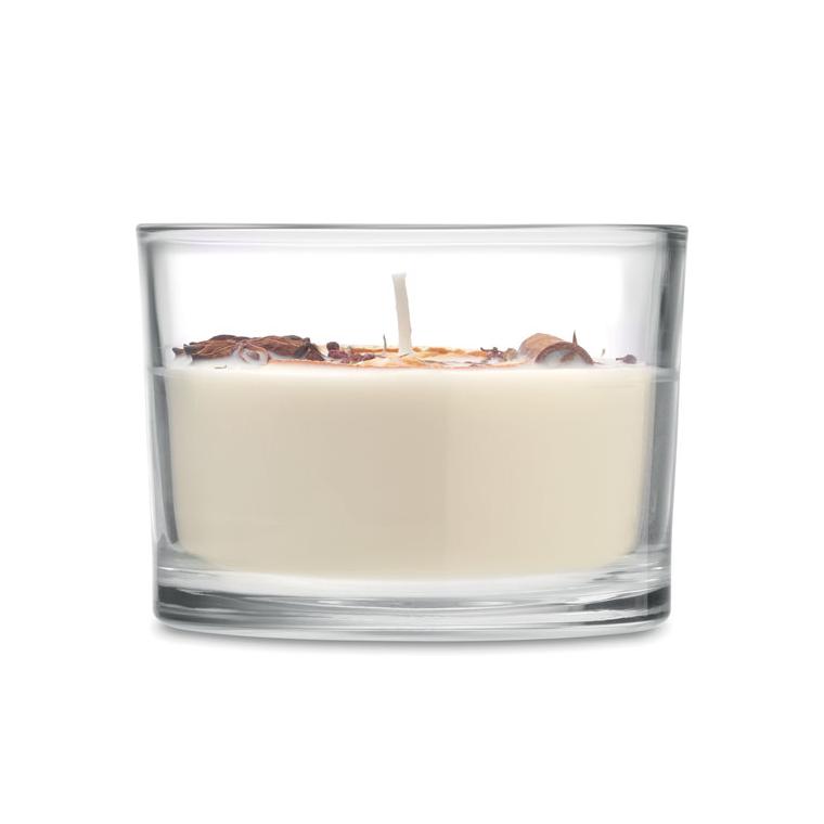 Lumânare din ceară pe bază de plante CITRUS Alb