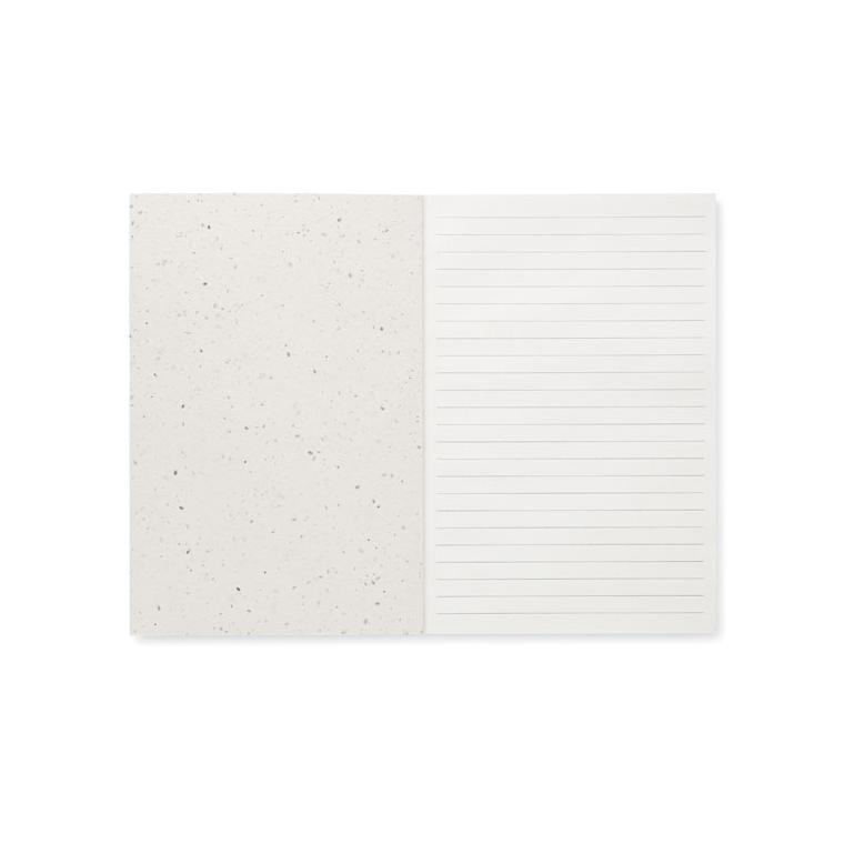 Notebook A5 cu copertă din hârtie cu semințe SEED BOOK Alb