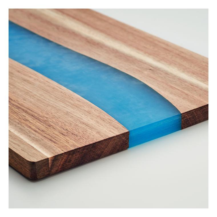 Tocător din lemn de salcâm GROOVES Natur