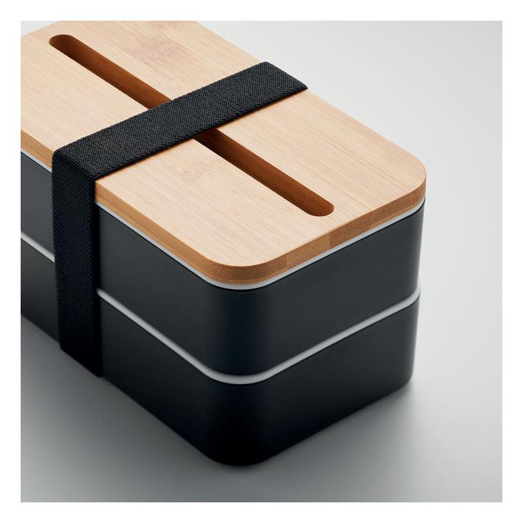 Cutie de prânz din PP reciclat WINT Negru