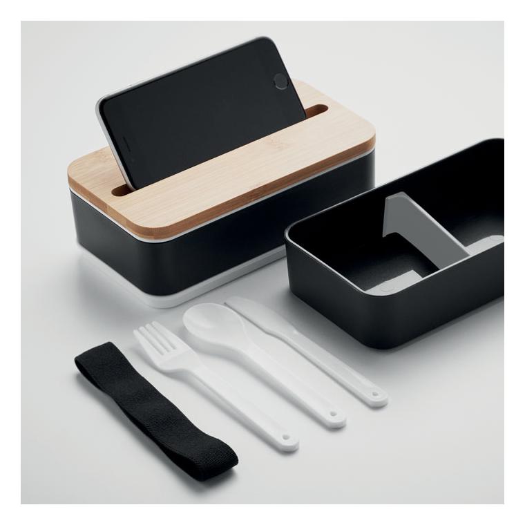 Cutie de prânz din PP reciclat WINT Negru