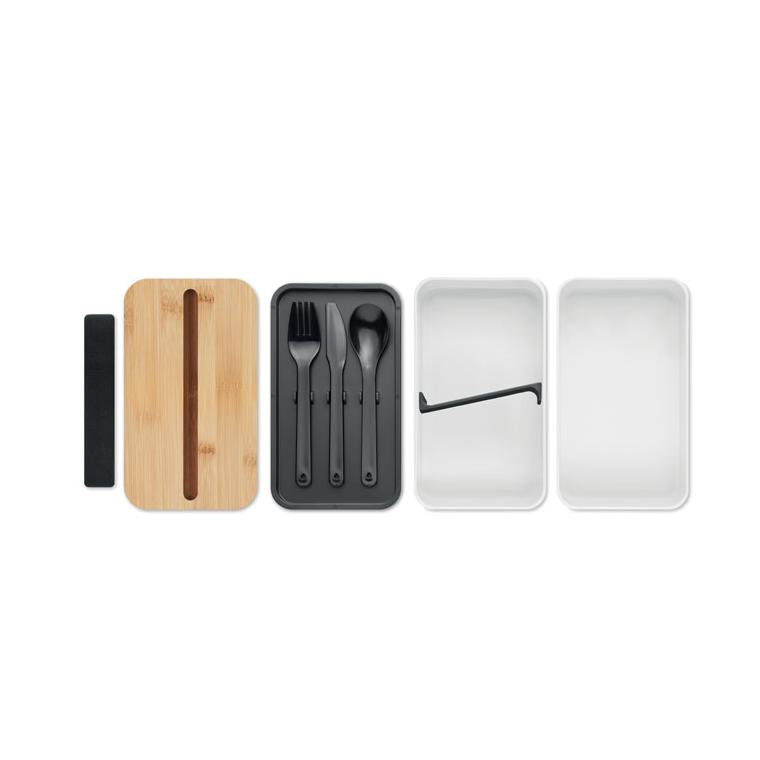 Cutie de prânz din PP reciclat WINT Alb