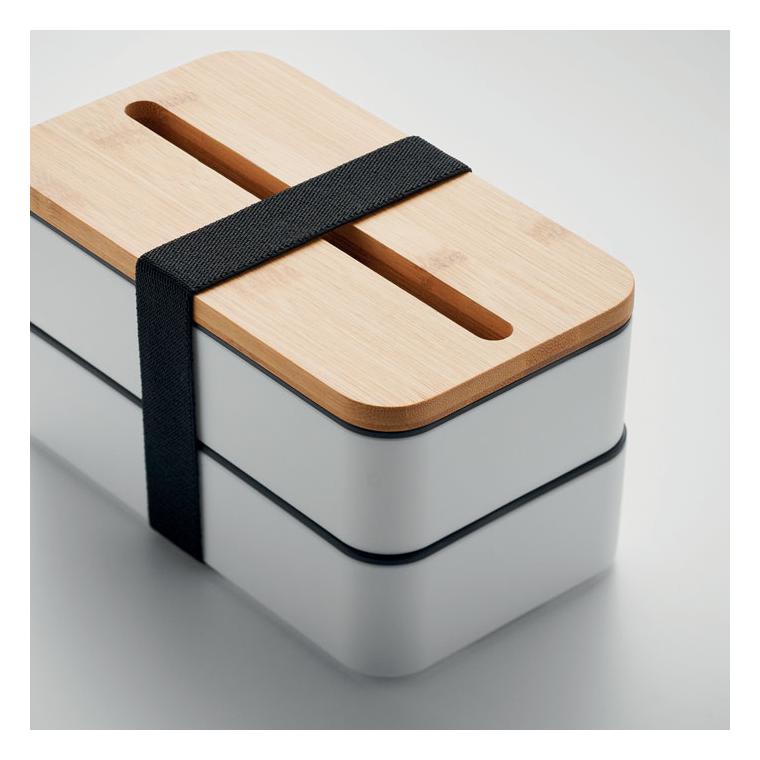 Cutie de prânz din PP reciclat WINT Alb