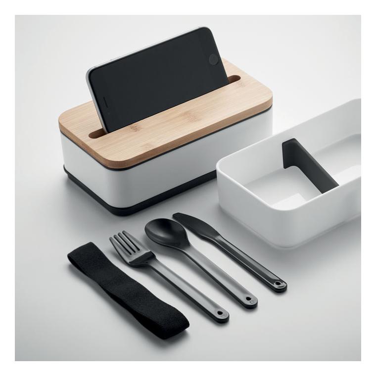 Cutie de prânz din PP reciclat WINT Alb